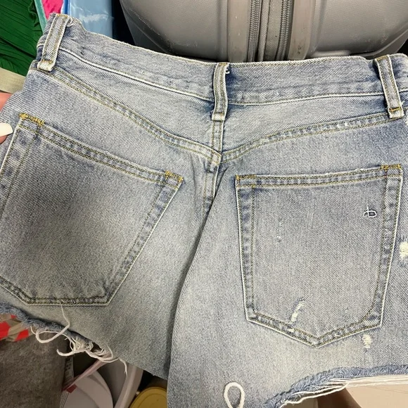 Rag and bone maya high rise rag and bone ripped shorts - Picture 4 of 4